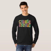 ハッピー顔選択カインドネスメンズポジティビティ Tシャツ (正面フル)