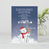 ハッピー顔雪だるまホリデームービングアナウンス シーズンカード (スタンド正面)