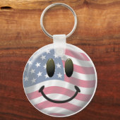 ハッピー顔 キーホルダー (正面)