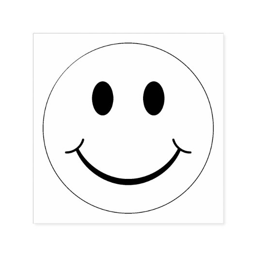 ハッピー顔 セルフインキングスタンプ (デザイン)