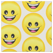 ハッピー顔 ファブリック (クローズアップ)