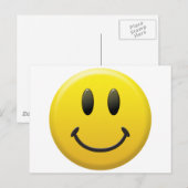 ハッピー顔 ポストカード (正面/裏面)
