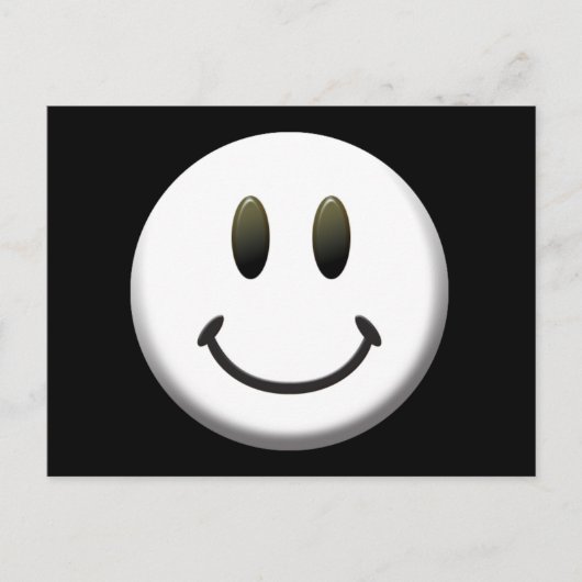 ハッピー顔 ポストカード (正面)