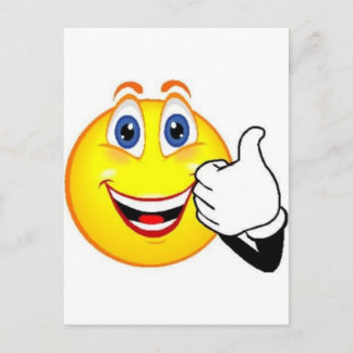 ハッピー顔 ポストカード