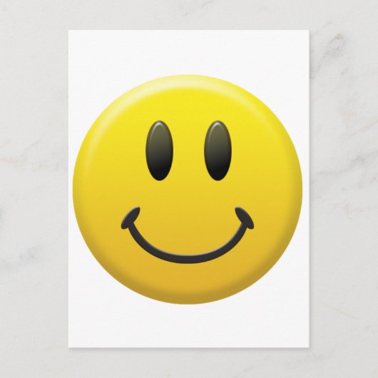 ハッピー顔 ポストカード (正面)