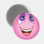 ハッピー顔 マグネット (正面/裏面)
