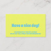 ハッピー顔 名刺 (正面)