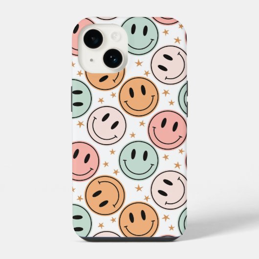ハッピー顔 iPhoneケース (裏面)
