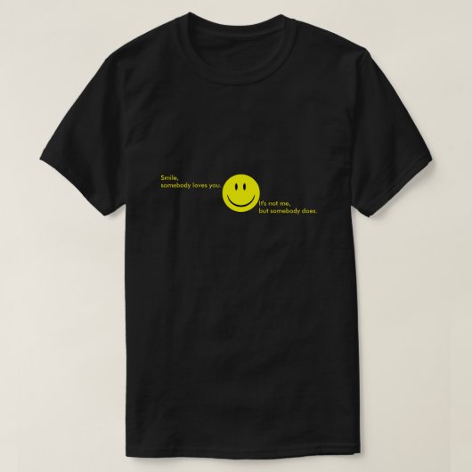 ハッピー顔 Tシャツ (デザイン正面)