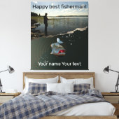 ハッピー魚釣り キャンバスプリント (インサイチュ (寝室))