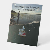 ハッピー魚釣り 台座サイン (正面)