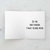 ハッピー１周年記念日！なんて楽しい１年だったんだろう カード (内部)