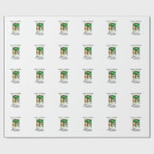 ハッピー1歳の誕生日の写真シンプルのエレガントCutemodern ラッピングペーパー (フラット)