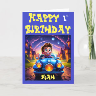 ハッピー1歳の誕生日ノア カード