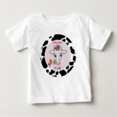 ハッピー1歳 誕生日 ベビーTシャツ (正面)