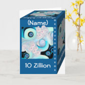 ハッピー10誕生日ジリオンズオブハグ&キス カード (黄色い花)