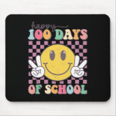 ハッピー100日の学校スマイル先生ボーイガール10 マウスパッド (正面)