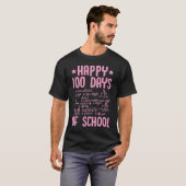 ハッピー100日の学校数学先生方程式10 Tシャツ (正面フル)