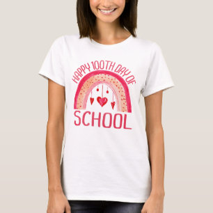 ハッピー100日ズオブスクールレインボースタディーズ先生 Tシャツ
