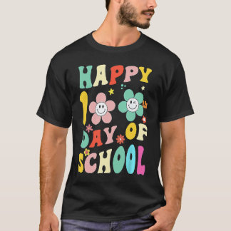 ハッピー100日目の学校 グルービー 100日目 学校T Tシャツ