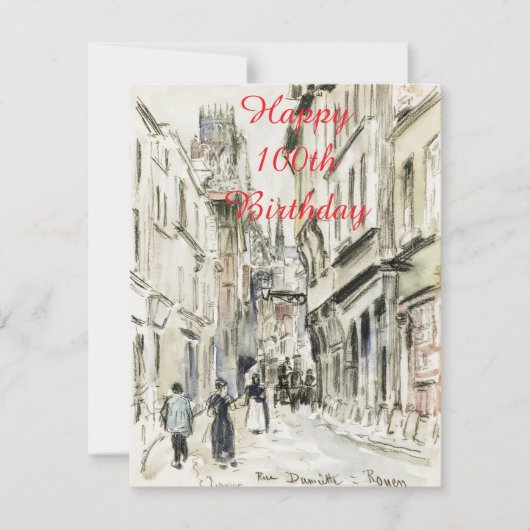 ハッピー100誕生日。 (正面)