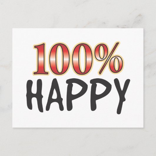 ハッピー100% ポストカード (正面)