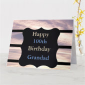 ハッピー100th誕生日グランダ カード (黄色い花)