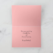 ハッピー101st誕生日グリーティングカードコーラルバラ カード (内部)