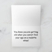 ハッピー101st誕生日ルーレットホイール カード (内部)