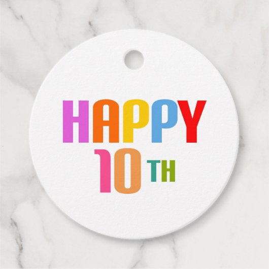 ハッピー10th フェイバータグ (正面)