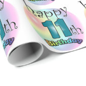 ハッピー11誕生日 ラッピングペーパー (ロールコーナー)