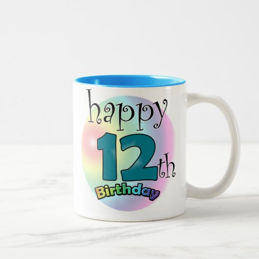 ハッピー12誕生日 ツートーンマグカップ (右)