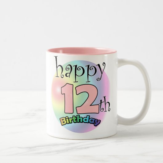 ハッピー12誕生日(ローゼ) ツートーンマグカップ (右)