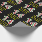 ハッピー14誕生日&メリークリスマス,名前をカスタムする ラッピングペーパー (角)