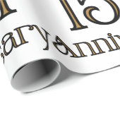 ハッピー15周年記念ラッピング紙 ラッピングペーパー (ロールコーナー)