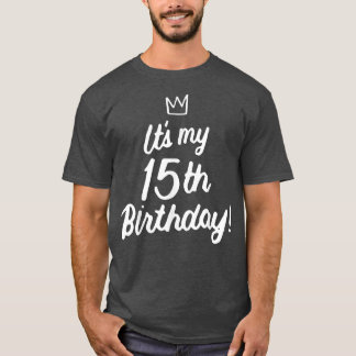 ハッピー15歳10代15誕生日 Tシャツ