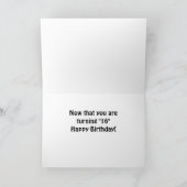 ハッピー16歳の誕生日!!! カード (内部)