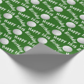 ハッピー16誕生日ゴルフボール ラッピングペーパー (角)