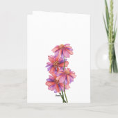 ハッピー16誕生日ハンド絵を描フローラ サンキューカード (裏面)