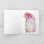 ハッピー16誕生日ハンド絵を描フローラ サンキューカード (内部)