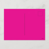 ハッピー16誕生日16金ゴールドホットピンク2025 シーズンポストカード (裏面)