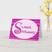 ハッピー16誕生日 カード (黄色い花)