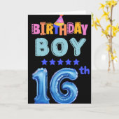 ハッピー16誕生日 カード (黄色い花)