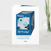 ハッピー16th誕生日- 16ジリオンハグ&キス カード (裏面)