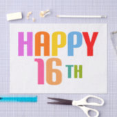 ハッピー16th 薄葉紙 (クラフト)