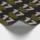 ハッピー17誕生日&メリークリスマス，名前をカスタムする ラッピングペーパー (角)