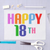 ハッピー18日 薄葉紙 (クラフト)