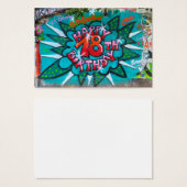 ハッピー18誕生日グラフィティ (正面&裏面)