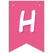 ハッピー18誕生日ピンク漫画ブックアポップ・アートのート バンティングフラッグ (第2の旗)