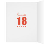 ハッピー18誕生日18ナンバーフォトコラージビッグ (内側(左))